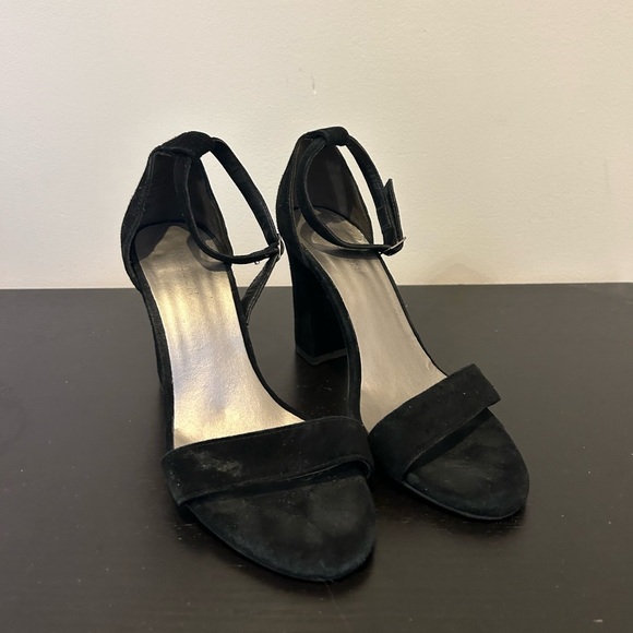 Black Suede Heels - Picture 1 of 3